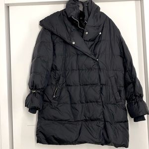 Zara Down hooded coat